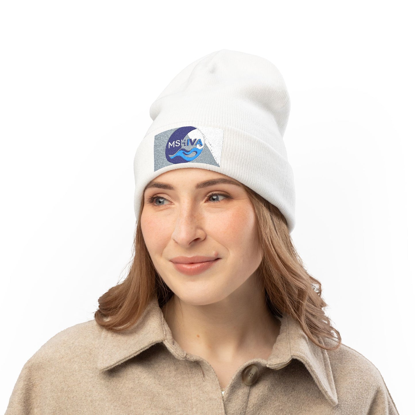 Stylish Knit Beanie (Embroidery) with Trendy Design, Perfect for Winter, Fashion Statement, Unisex Accessory, Gift for Holidays