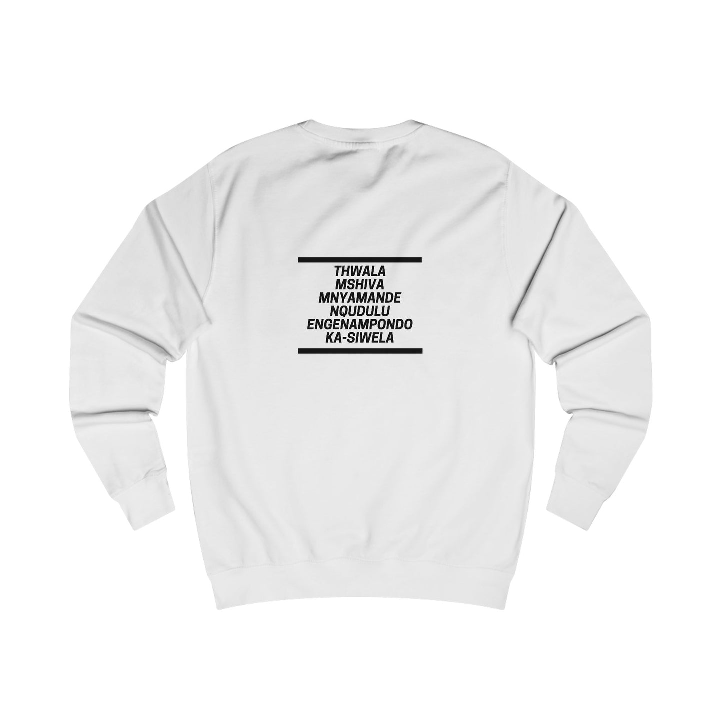 Mshiva Mnyamande Unisex Sweatshirt - Cozy Black Cow Design