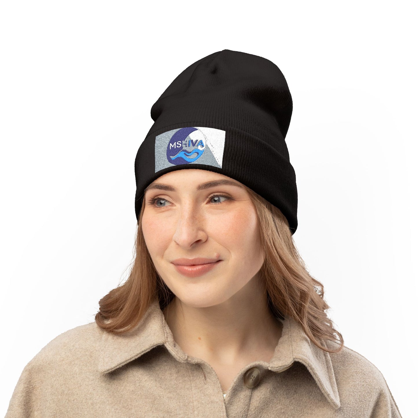 Stylish Knit Beanie (Embroidery) with Trendy Design, Perfect for Winter, Fashion Statement, Unisex Accessory, Gift for Holidays