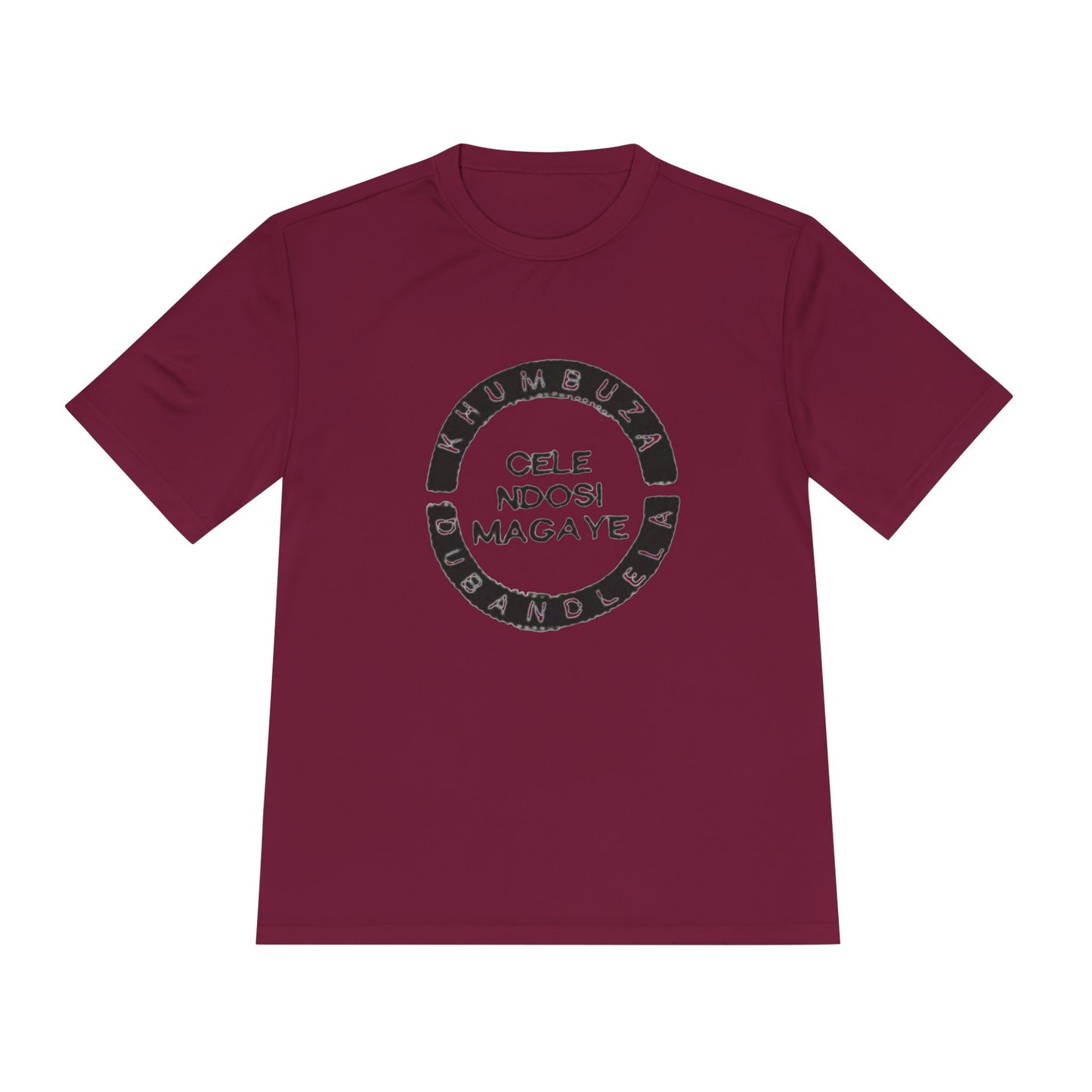 Moisture Wicking Unisex Tee - ‘Khumbuza’ Design for Active Lifestyles