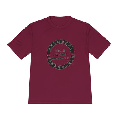 Moisture Wicking Unisex Tee - ‘Khumbuza’ Design for Active Lifestyles