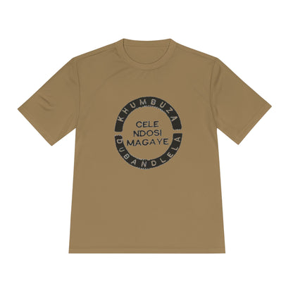 Moisture Wicking Unisex Tee - ‘Khumbuza’ Design for Active Lifestyles