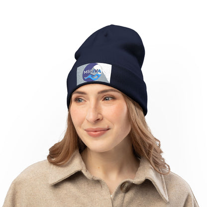 Stylish Knit Beanie (Embroidery) with Trendy Design, Perfect for Winter, Fashion Statement, Unisex Accessory, Gift for Holidays