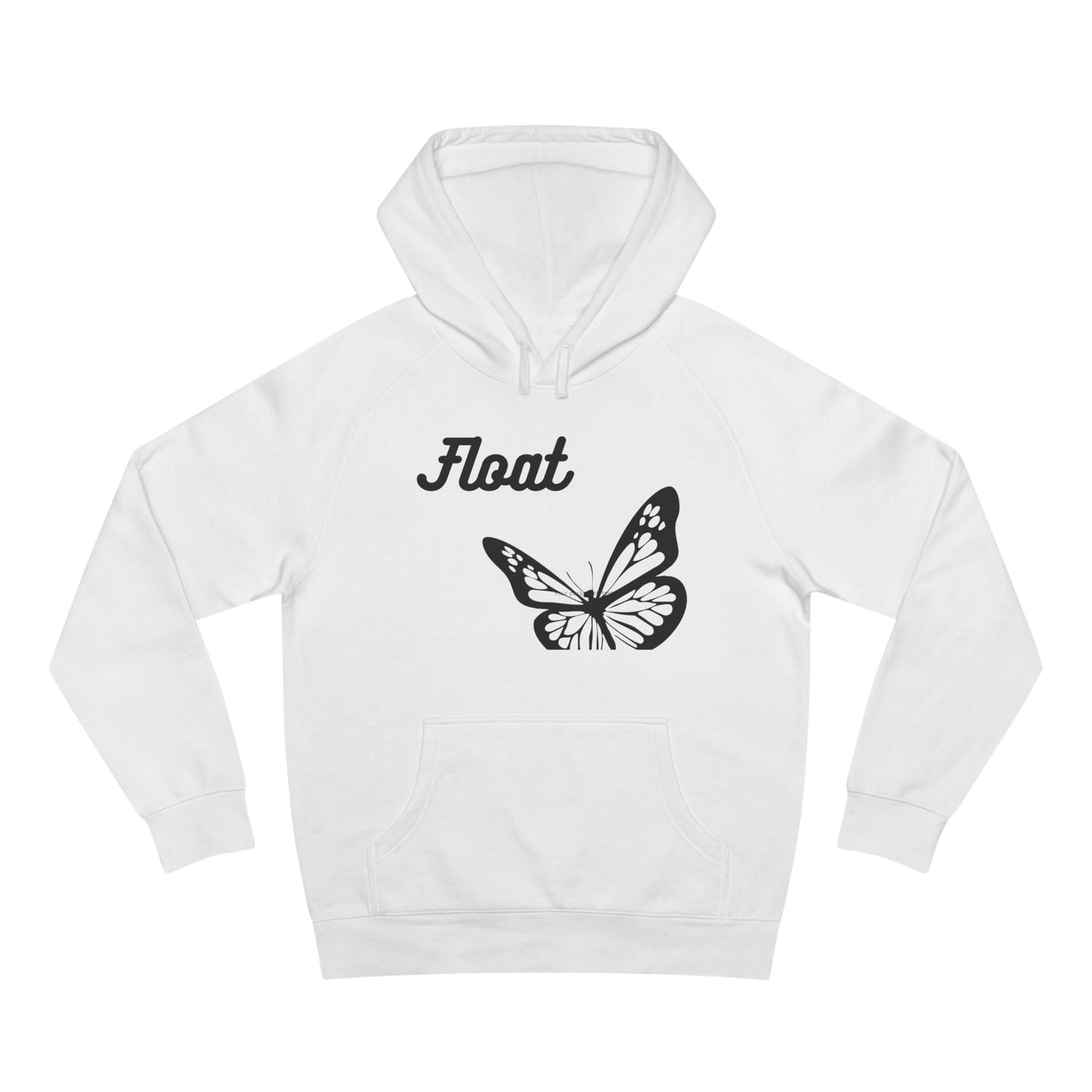 Butterfly Dream Unisex Hoodie - Float Design, Casual Wear, Cozy Gift, Nature Lover Apparel, Art-Inspired Clothing