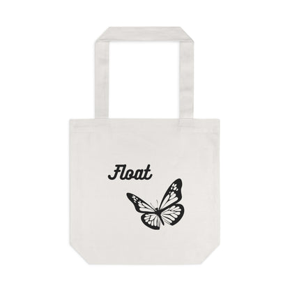 Butterfly Float Cotton Tote Bag, Eco-Friendly Shopping Bag, Beach Tote, Gift for Nature Lovers, Stylish Weekend Bag