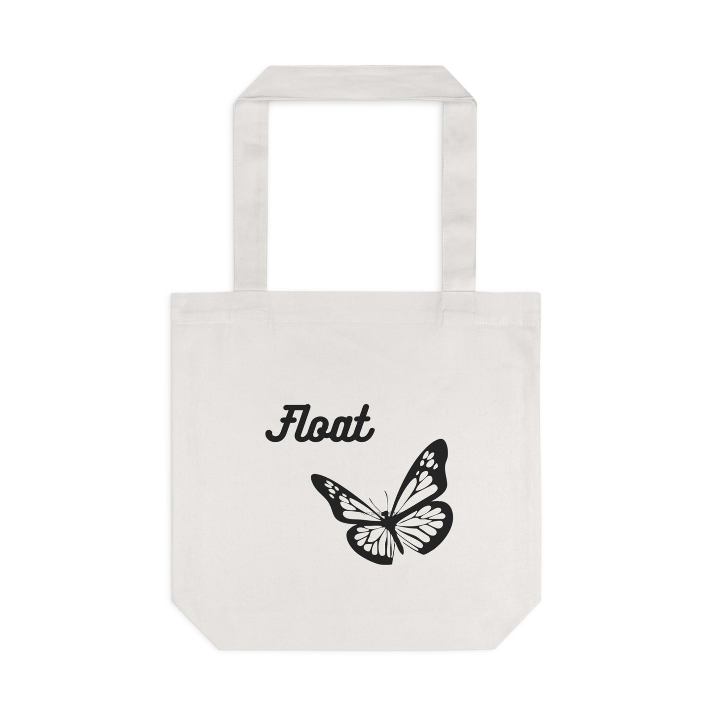 Butterfly Float Cotton Tote Bag, Eco-Friendly Shopping Bag, Beach Tote, Gift for Nature Lovers, Stylish Weekend Bag