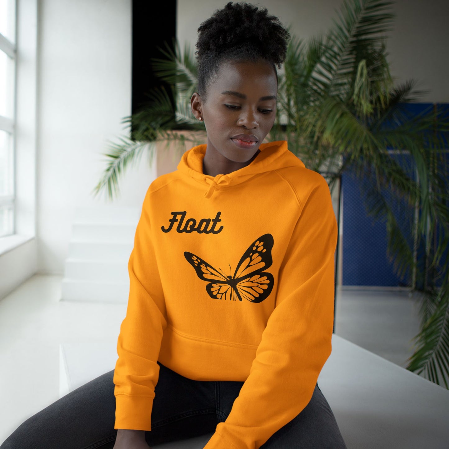 Butterfly Dream Unisex Hoodie - Float Design, Casual Wear, Cozy Gift, Nature Lover Apparel, Art-Inspired Clothing