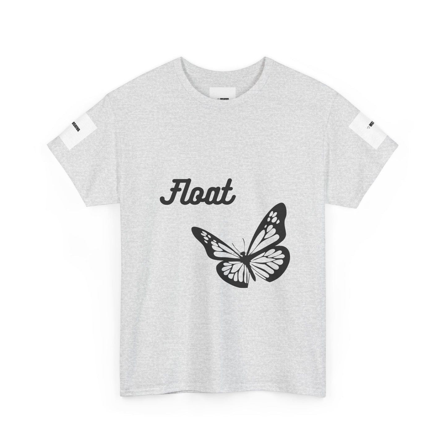 Float Butterfly Unisex Heavy Cotton Tee, Casual Wear, Gifts for Nature Lovers, Graphic Shirt, Summer Fashion
