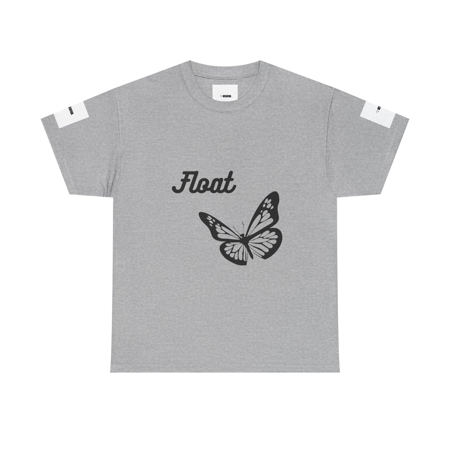 Float Butterfly Unisex Heavy Cotton Tee, Casual Wear, Gifts for Nature Lovers, Graphic Shirt, Summer Fashion