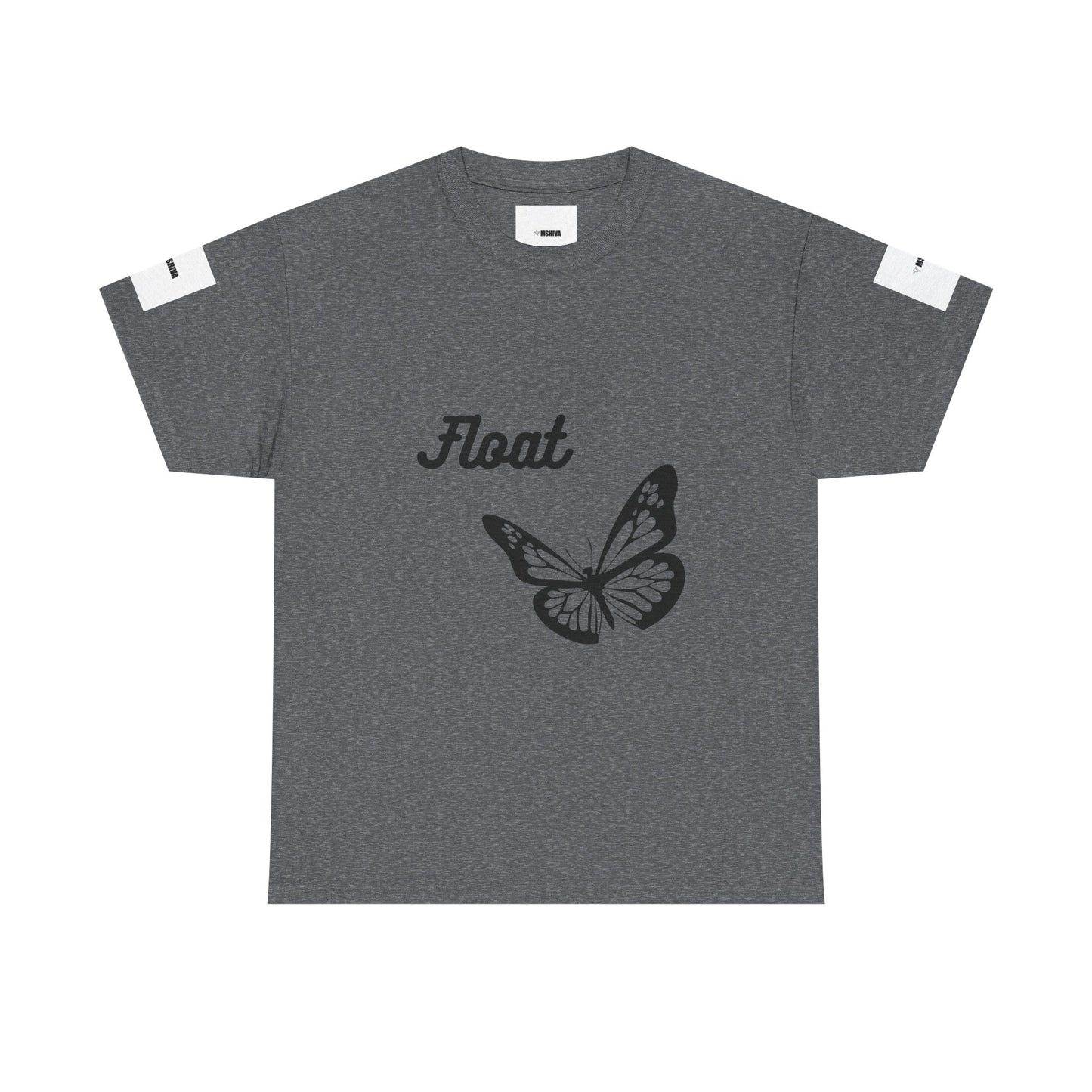 Float Butterfly Unisex Heavy Cotton Tee, Casual Wear, Gifts for Nature Lovers, Graphic Shirt, Summer Fashion