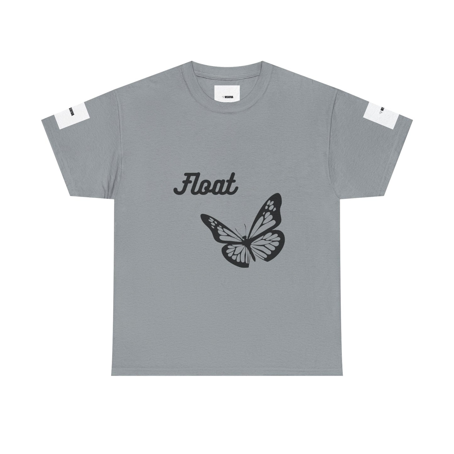Float Butterfly Unisex Heavy Cotton Tee, Casual Wear, Gifts for Nature Lovers, Graphic Shirt, Summer Fashion