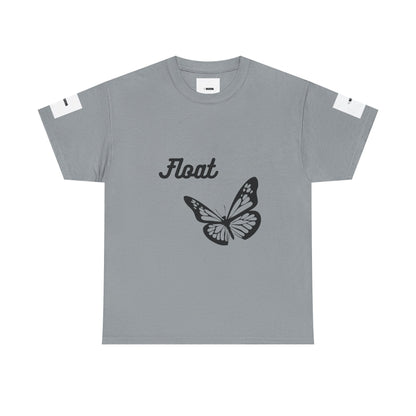 Float Butterfly Unisex Heavy Cotton Tee, Casual Wear, Gifts for Nature Lovers, Graphic Shirt, Summer Fashion