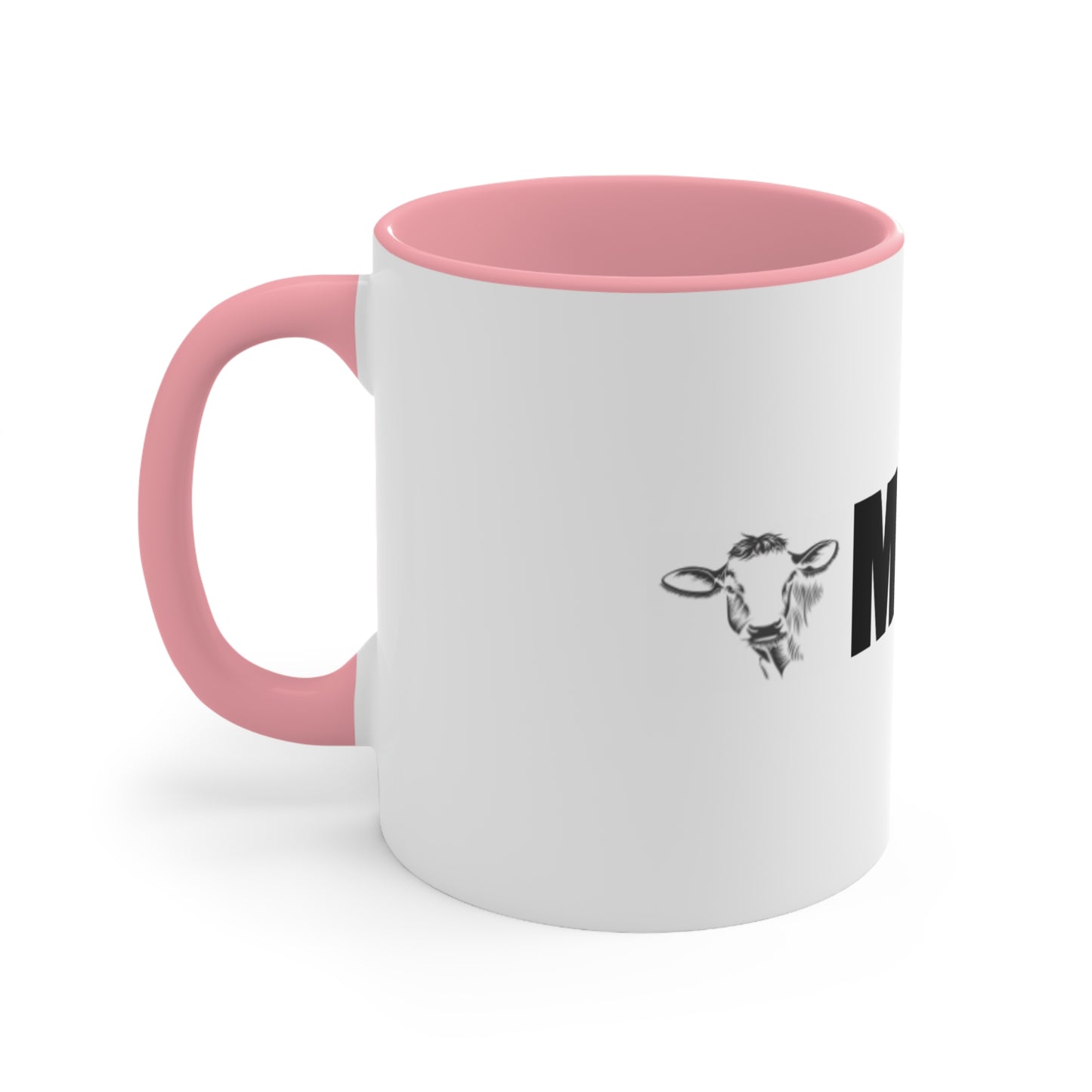 MSHIVA Playful Cow Accent Mug - Perfect for Farm Lovers and Coffee Enthusiasts