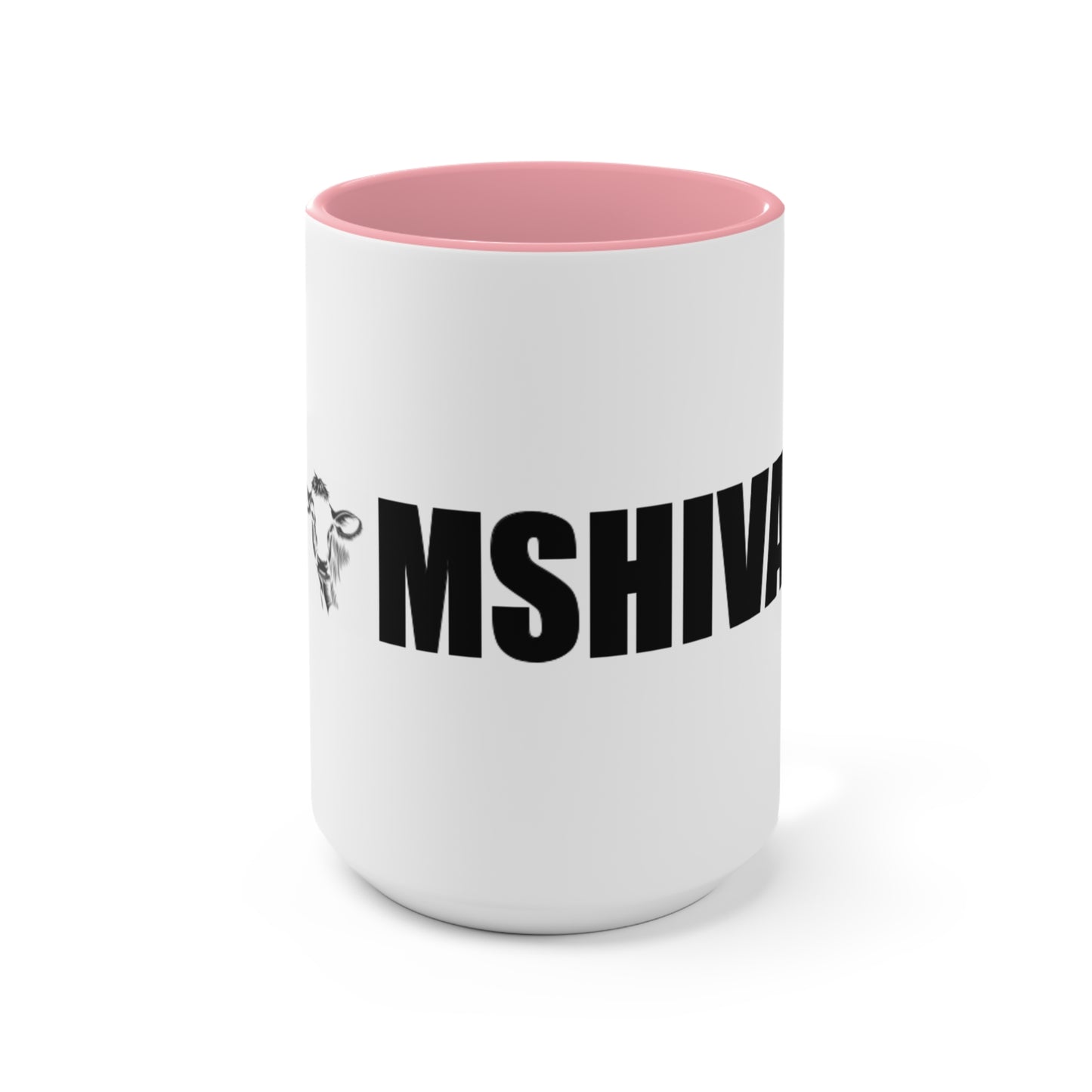 MSHIVA Playful Cow Accent Mug - Perfect for Farm Lovers and Coffee Enthusiasts
