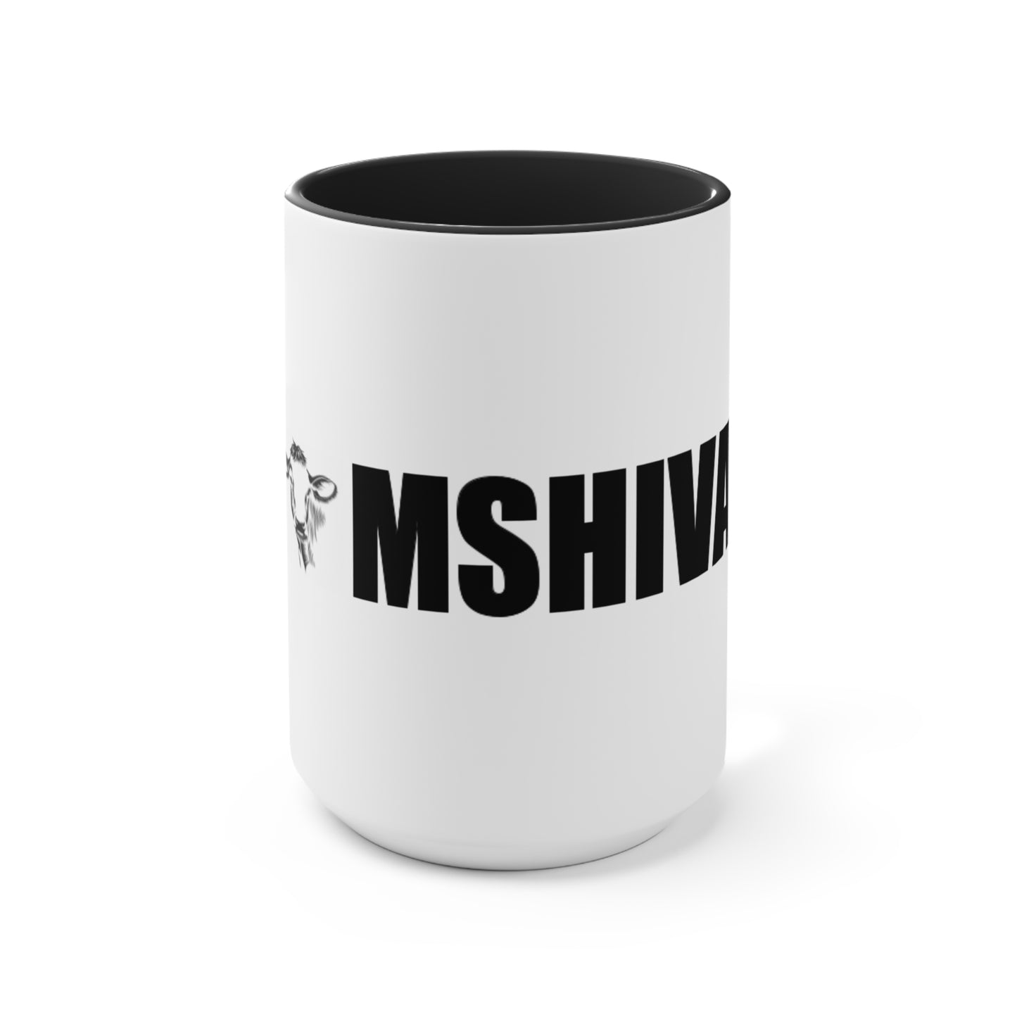 MSHIVA Playful Cow Accent Mug - Perfect for Farm Lovers and Coffee Enthusiasts