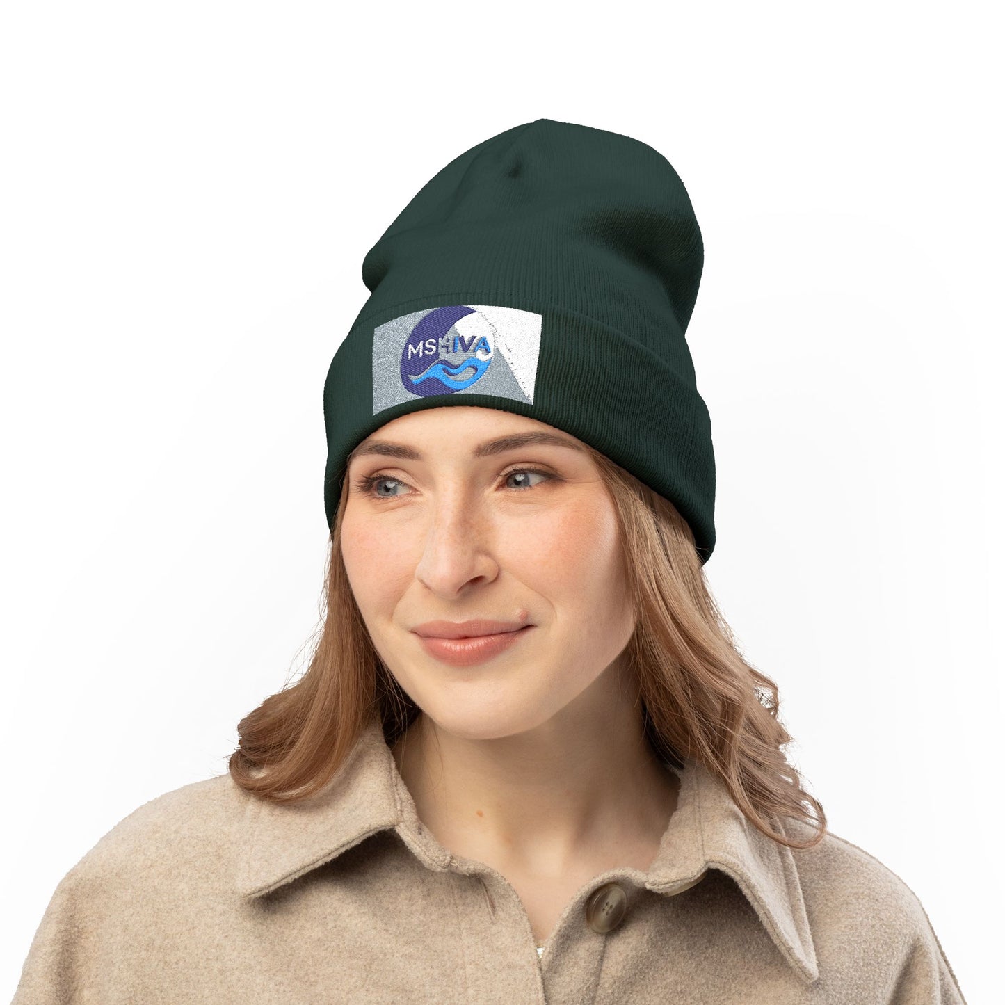 Stylish Knit Beanie (Embroidery) with Trendy Design, Perfect for Winter, Fashion Statement, Unisex Accessory, Gift for Holidays