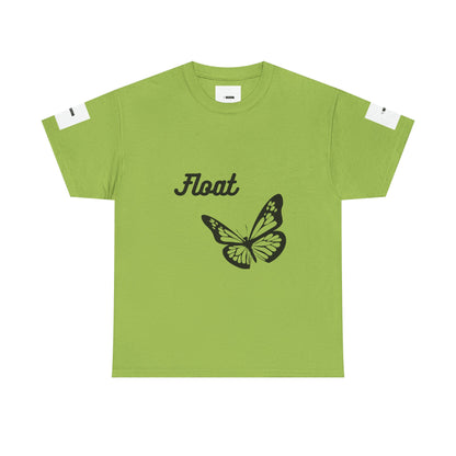 Float Butterfly Unisex Heavy Cotton Tee, Casual Wear, Gifts for Nature Lovers, Graphic Shirt, Summer Fashion