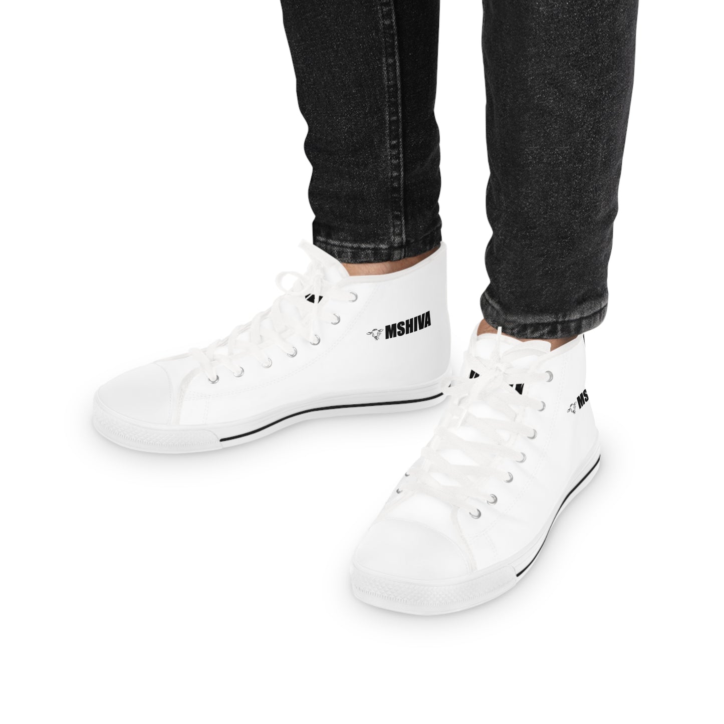 Men's High Top Sneakers - Mshiva  Stylish & Versatile Footwear for Casual Outings