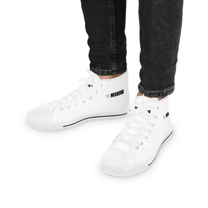 Men's High Top Sneakers - Mshiva  Stylish & Versatile Footwear for Casual Outings