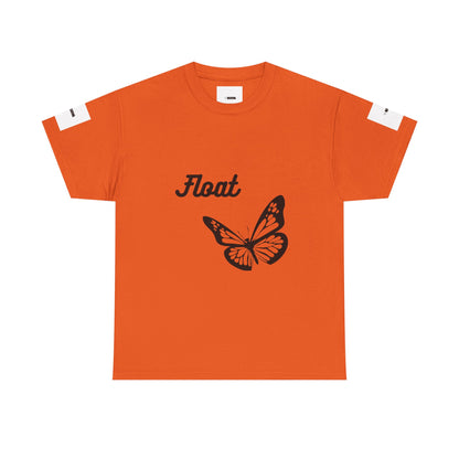 Float Butterfly Unisex Heavy Cotton Tee, Casual Wear, Gifts for Nature Lovers, Graphic Shirt, Summer Fashion