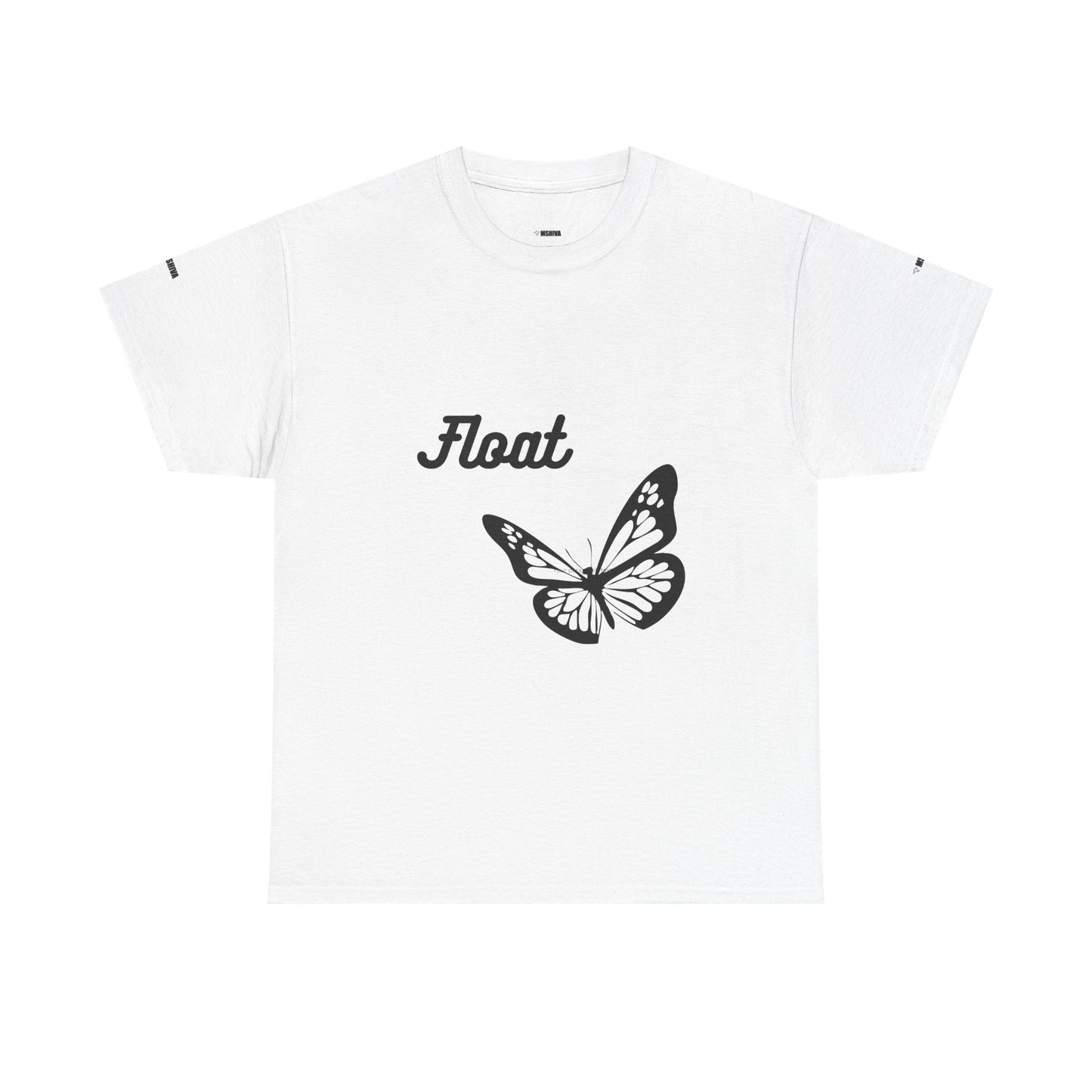 Float Butterfly Unisex Heavy Cotton Tee, Casual Wear, Gifts for Nature Lovers, Graphic Shirt, Summer Fashion