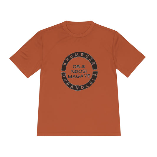 Moisture Wicking Unisex Tee - ‘Khumbuza’ Design for Active Lifestyles