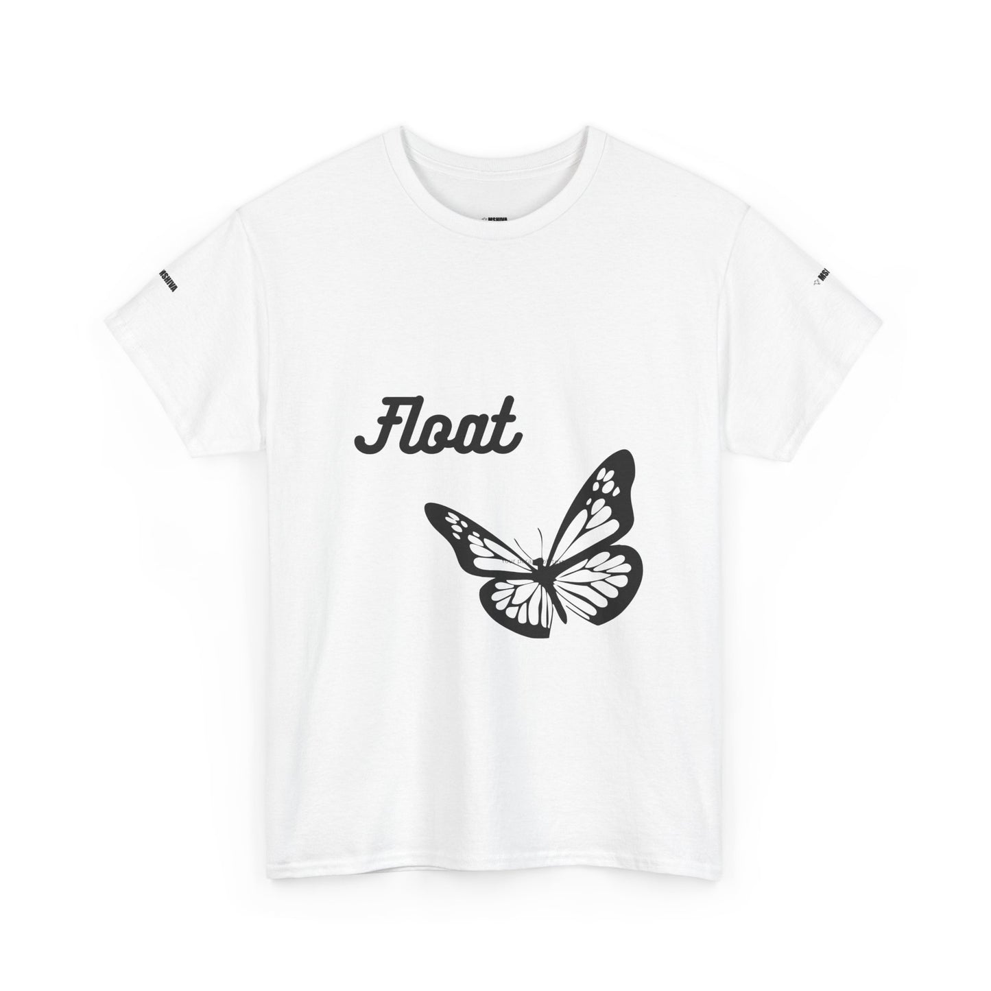 Float Butterfly Unisex Heavy Cotton Tee, Casual Wear, Gifts for Nature Lovers, Graphic Shirt, Summer Fashion