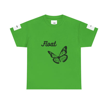 Float Butterfly Unisex Heavy Cotton Tee, Casual Wear, Gifts for Nature Lovers, Graphic Shirt, Summer Fashion