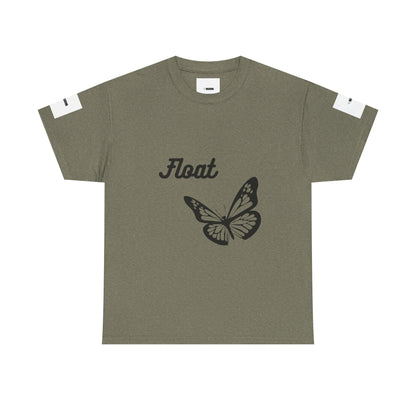 Float Butterfly Unisex Heavy Cotton Tee, Casual Wear, Gifts for Nature Lovers, Graphic Shirt, Summer Fashion