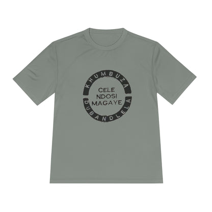 Moisture Wicking Unisex Tee - ‘Khumbuza’ Design for Active Lifestyles