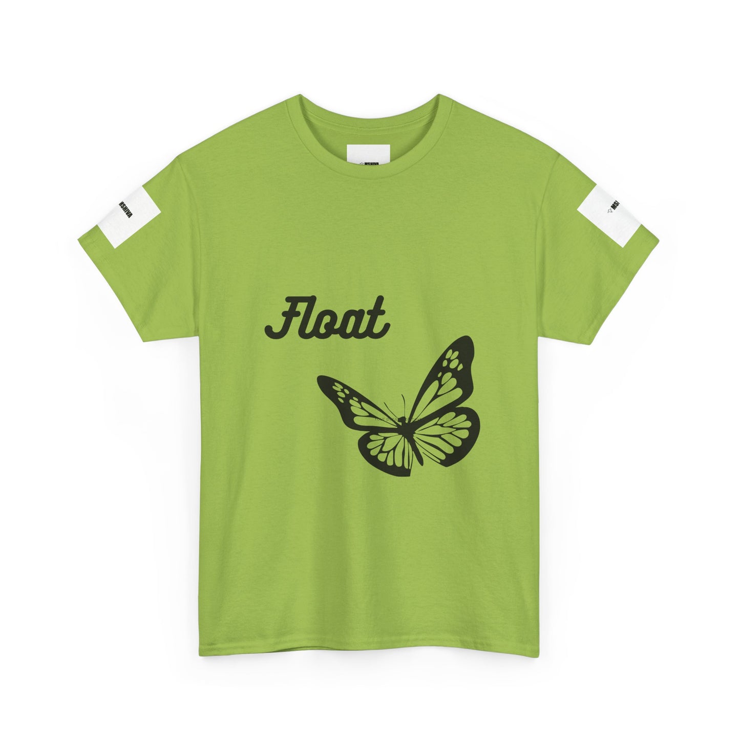 Float Butterfly Unisex Heavy Cotton Tee, Casual Wear, Gifts for Nature Lovers, Graphic Shirt, Summer Fashion