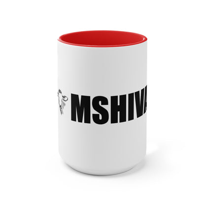 MSHIVA Playful Cow Accent Mug - Perfect for Farm Lovers and Coffee Enthusiasts
