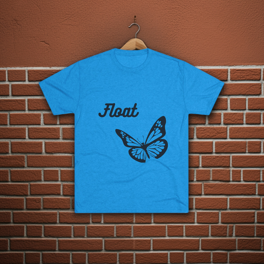 Butterfly & Bee Inspirational Tee - Nature Lovers, Unisex Crew, Float Message, Gift for Her, Casual Wear